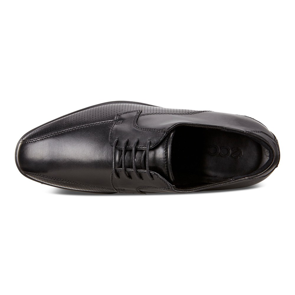 ECCO Mens Dress Shoes Black - Melbourne - EJV-948367